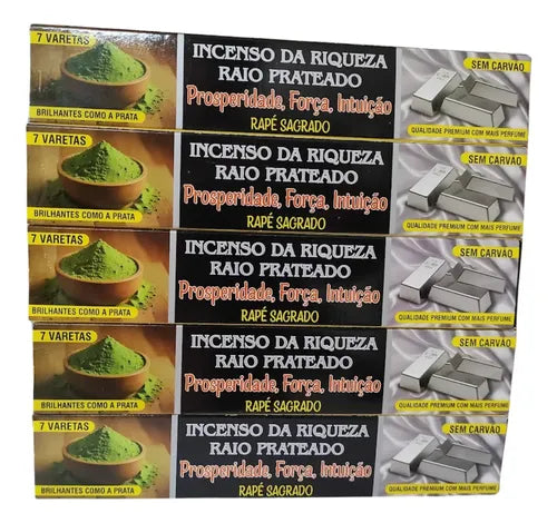 Incenso da Riqueza Rapé Sagrado - Conexão Espiritual - Casa da Bruxa