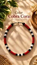 COLAR COBRA CORAL