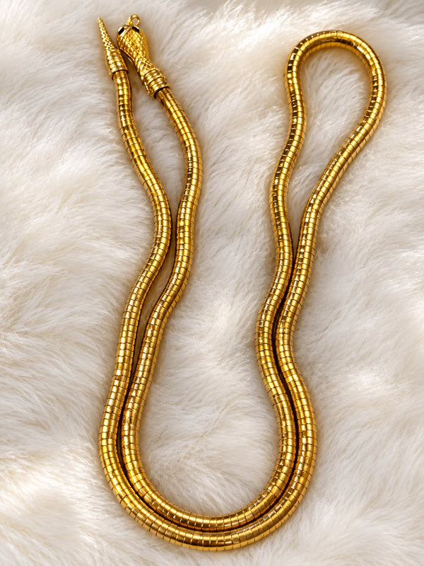 COLAR DOURADO DE COBRA