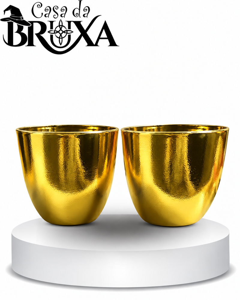 VASO DOURADO